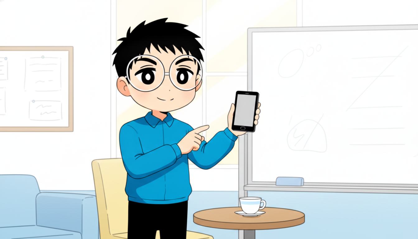 固定費の見直し①：スマホ代（通信費）｜迷ったら格安プランを検討のイメージイラスト