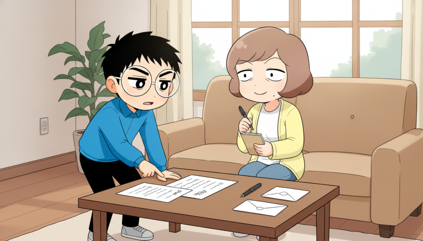 保険料が1,000円単位で増えていたら?内訳の確認と窓口相談のコツのイメージイラスト