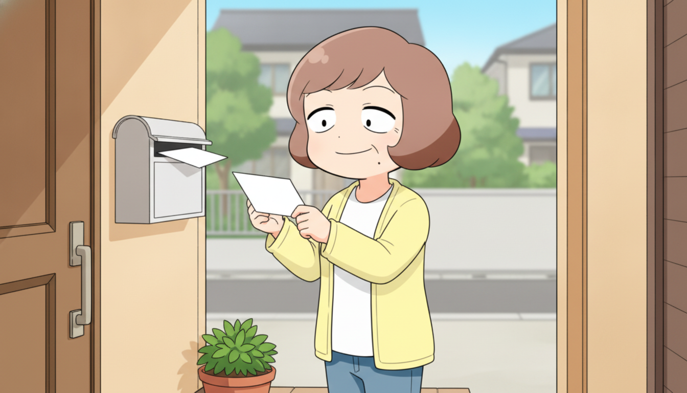 ねんきん定期便2026年版はいつ届く?誕生月に順次届きますのイメージイラスト