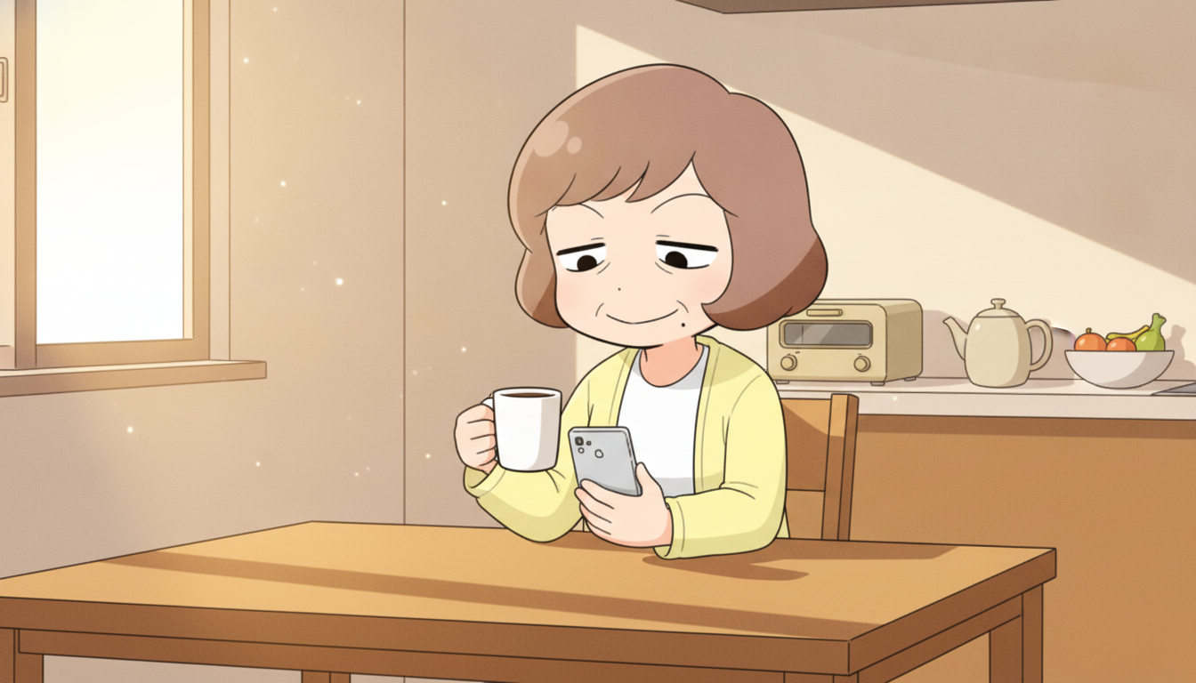 【良かったこと③】テレビなし生活でも情報には困りませんのイメージイラスト
